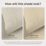 California Design Den Deep Pocket King Sheets Set - Luxury 600 Thread Count 100% Cotton Sateen, King Size Sheet Set, All Around Elastic, Snug Fit, Hotel Quality Bedding - Ivory (Warm Cream)