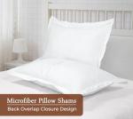 Soft Microfiber Pillow Shams 2 Pack - White