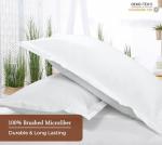 Soft Microfiber Pillow Shams 2 Pack - White