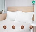 Soft Microfiber Pillow Shams 2 Pack - White