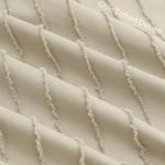 Light Khaki Boho Striped Pillowcase Set - 2 Pack