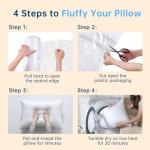 JOLLYVOGUE Set of 2 Pillows for Cozy Sleep