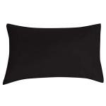 Twin Black Microfiber Bed Sheet Set