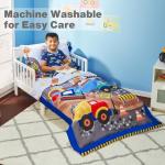 Under Construction Kids 4-Piece Toddler Bedding Set