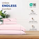 Blush 100% Egyptian Cotton Queen Sheet Set