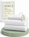 Organic Cotton Twin Sheets Set - Soft & Breathable