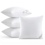 MIULEE 18x18 Inch Comfy Throw Pillow Inserts - 4 Pack