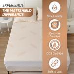 Queen Organic Waterproof Mattress Protector – Soft & Breathable
