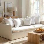 MIULEE 18x18 Inch Comfy Throw Pillow Inserts - 4 Pack