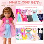 Mini Bunk Bed Set with Dresses and Accessories