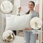100% Cotton Canvas Pillow Storage Bags – 2 Pack