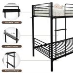 Bonnlo Heavy Duty Twin Over Twin Bunk Bed