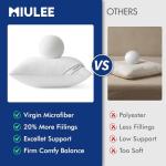 MIULEE 18x18 Inch Comfy Throw Pillow Inserts - 4 Pack