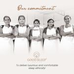 Luxury Egyptian Cotton Queen Fitted Sheet - White