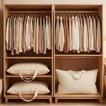 100% Cotton Canvas Pillow Storage Bags – 2 Pack