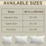 100% Cotton Canvas Pillow Storage Bags – 2 Pack