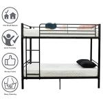 Bonnlo Heavy Duty Twin Over Twin Bunk Bed