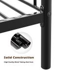 Bonnlo Heavy Duty Twin Over Twin Bunk Bed