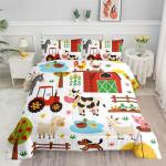 Farm Theme Kids Comforter Set with Pillowcases