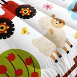 Farm Theme Kids Comforter Set with Pillowcases