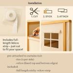 Adjustable Bunk Bed Curtains for Kids' Forts