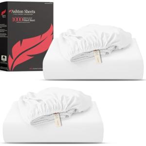 Ashton Twin XL Egyptian Cotton Fitted Sheet Set