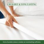 King Size Grey Wrinkle-Free Luxury Flat Sheet