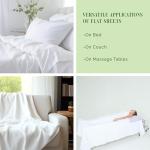 King Size Grey Wrinkle-Free Luxury Flat Sheet