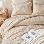 Beige Boho Bed in a Bag Set, 7 Pieces