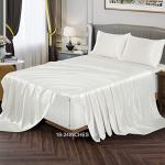 Vonty Cooling Satin Queen Sheet Set - Ivory