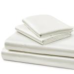 Vonty Cooling Satin Queen Sheet Set - Ivory