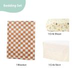 Peanutshell 3-Piece Crib Bedding Set for Kids