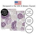 Sweet Jojo Designs Lavender Floral Baby Bedding Set