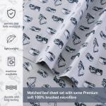 Boys Twin Bed Sheet Set with Vehicle Print