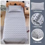 Boys Twin Bed Sheet Set with Vehicle Print