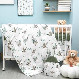 Mallard Duck 4 Piece Crib Bedding Set