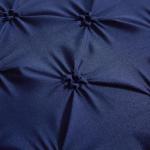 Navy Blue Pinch Pleat Pillow Shams - 2 Pack