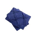 Navy Blue Pinch Pleat Pillow Shams - 2 Pack