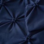 Navy Blue Pinch Pleat Pillow Shams - 2 Pack