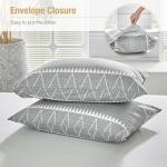 Lekesky King Size Grey Duvet Cover Set