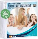 Waterproof King Size Mattress Protector with Zipper