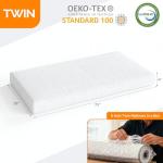 VINGLI 6-Inch Twin Memory Foam Mattress Set