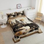 Rustic Bear Comforter Set for Cabin Decor