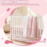 Floral Crib Bedding Set for Boys and Girls