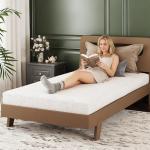 VINGLI 6-Inch Twin Memory Foam Mattress Set