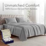 Organic Bamboo King Bed Sheets - Soft & Cooling