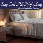 Organic Bamboo King Bed Sheets - Soft & Cooling