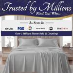 Organic Bamboo King Bed Sheets - Soft & Cooling