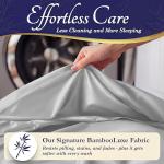 Organic Bamboo King Bed Sheets - Soft & Cooling