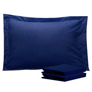 Navy Blue Microfiber Pillow Shams - 2 Pack